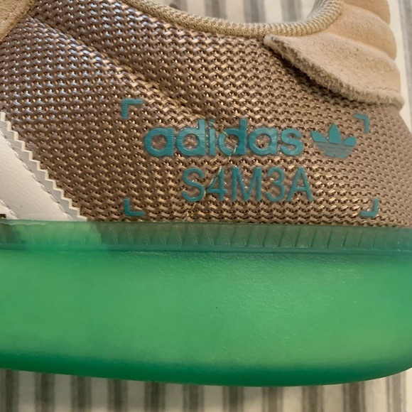 Adidas Samba RM “Miami” Genuine Leather Neon Gum Bottoms Men’s Size 8 - Picture 4 of 6